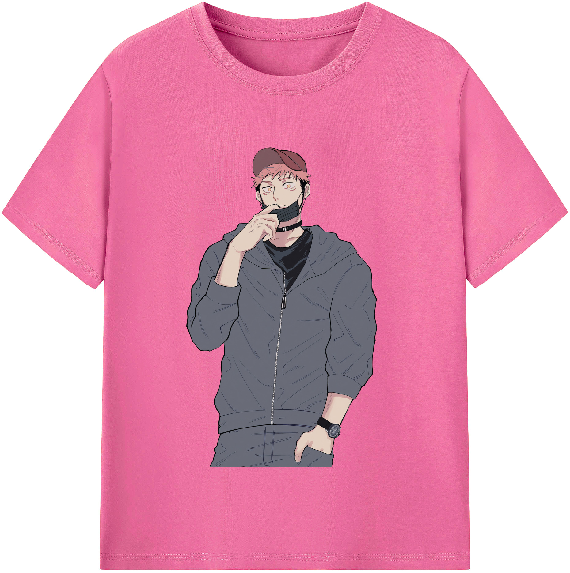 （画像用） 呪術廻戦 Jujutsu Kaisen レディースカジュアルプリントTシャツ（綿100％）